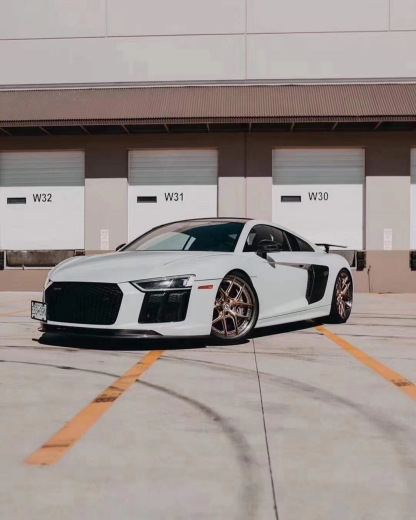 Audi R8 V Style Dry Carbon Parts - styling view