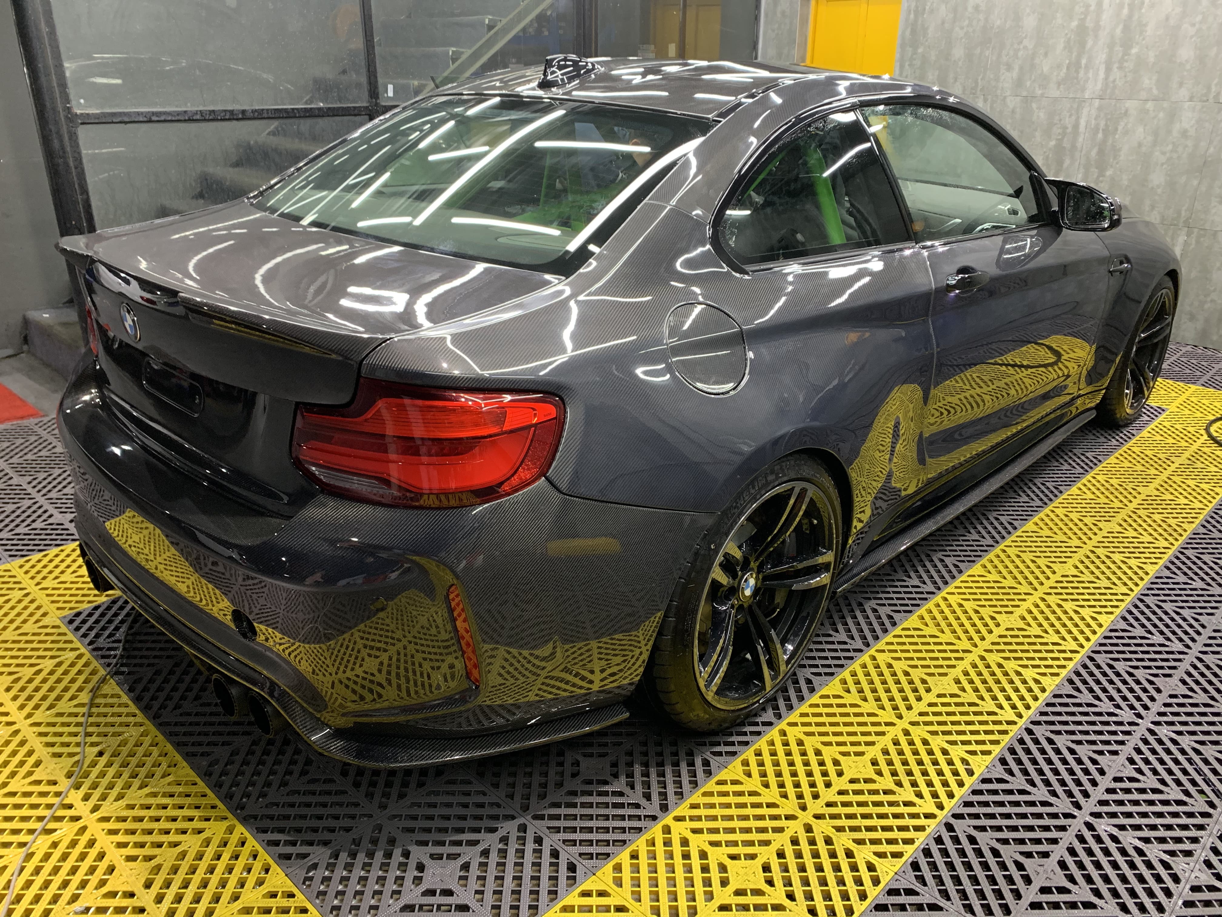 BMW F87 M2C OEM Style Carbon Fiber Body Parts - styling view