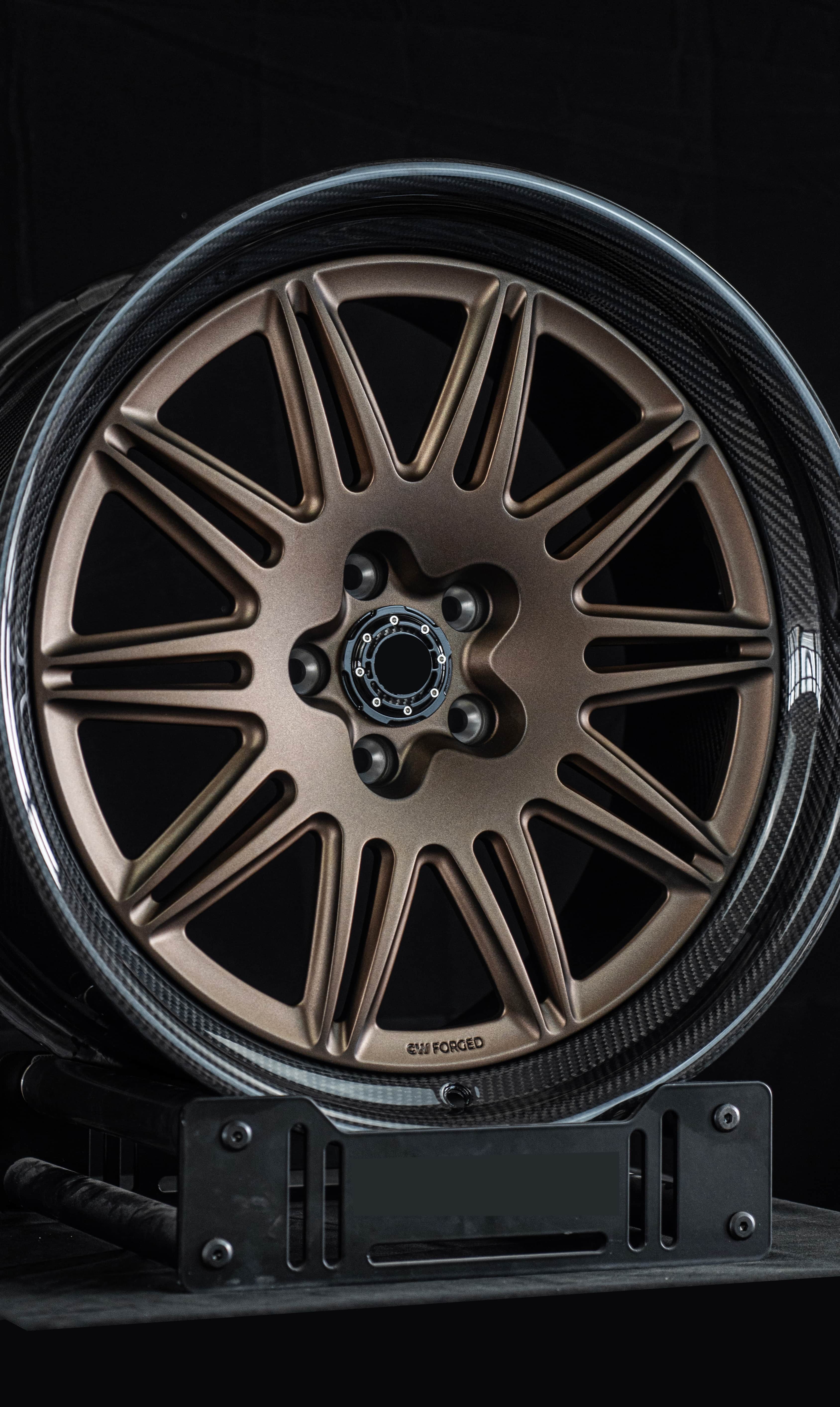Octopus & Ocean Design Custom Carbon Fiber Wheels - styling view
