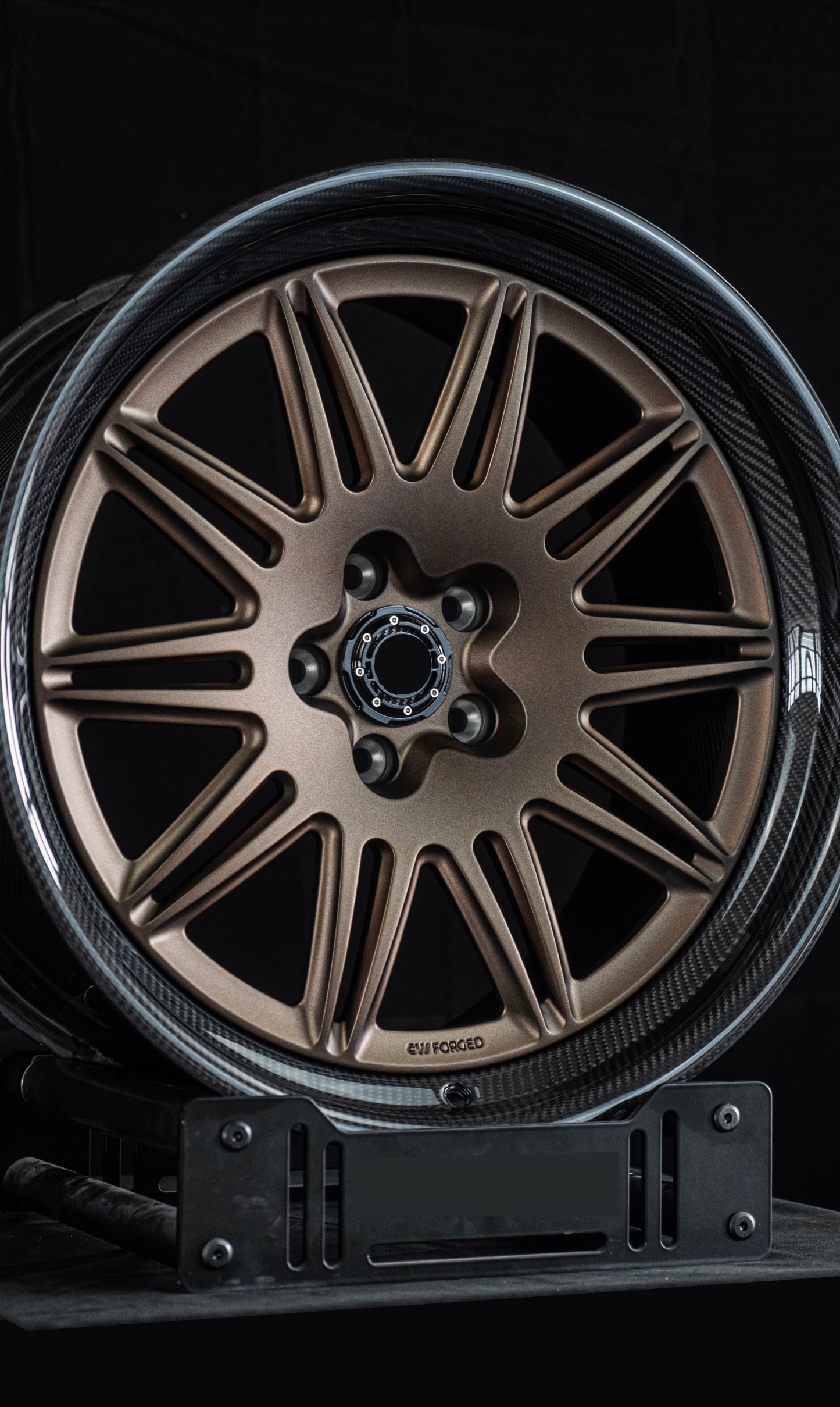 Octopus & Ocean Design Custom Carbon Fiber Wheels - styling view