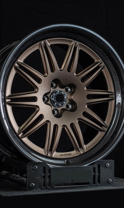 Octopus & Ocean Design Custom Carbon Fiber Wheels - styling view