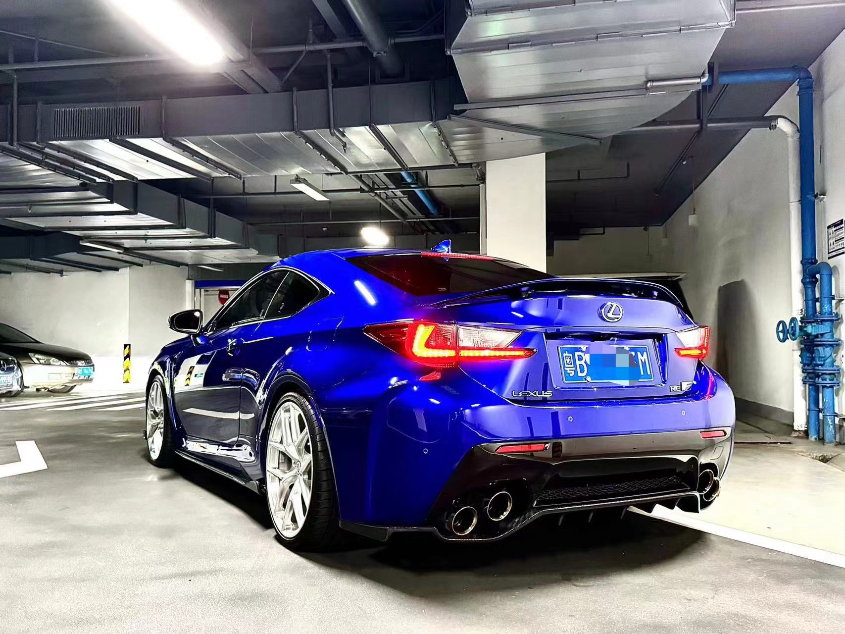 Lexus RC F Ocean Design Style Carbon Fiber Parts - styling view