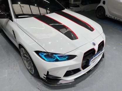 BMW G80 M3/G82 M4 CSL Style Dry Carbon Parts - styling view