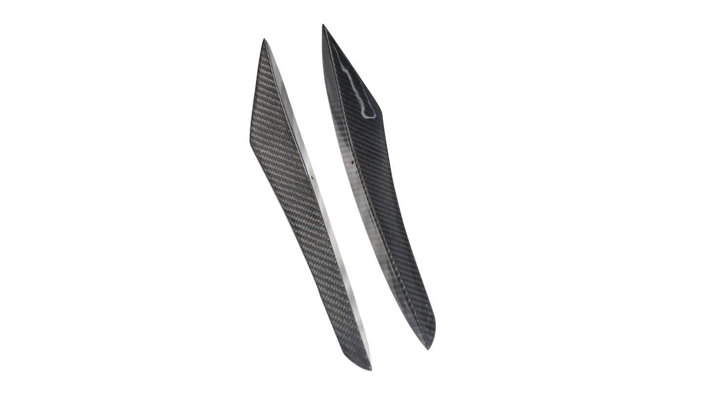 Porsche 911 992.1 Mi Style Dry Carbon Parts - styling reference for Front Bumper Canards