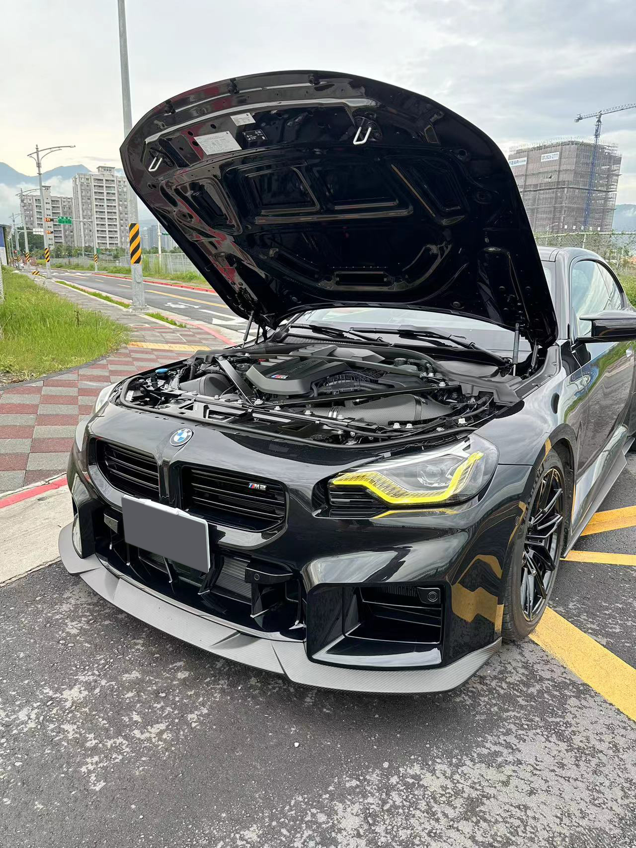 BMW G87 M2 Ocean Design R44 Style Dry Carbon Parts - styling view