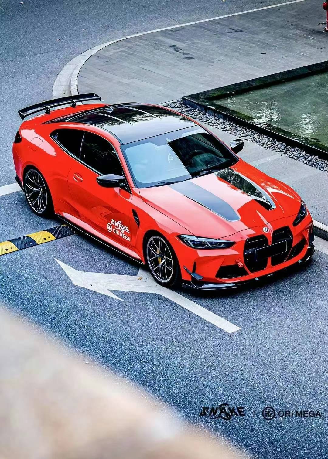 BMW G80 M3/G82 M4 3D Design Style Dry Carbon Parts - styling view