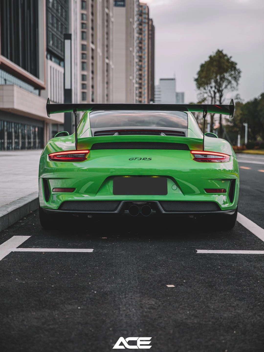 Porsche 991 GT3 RS OEM Style Dry Carbon Parts - styling view