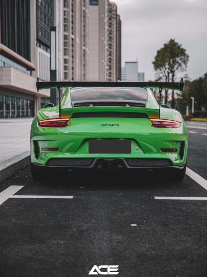 Porsche 991 GT3 RS OEM Style Dry Carbon Parts - styling view