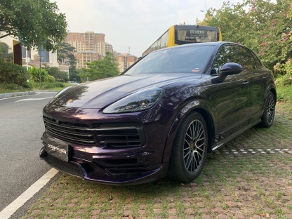 Porsche Cayenne OD Style Carbon Fiber Parts - styling view