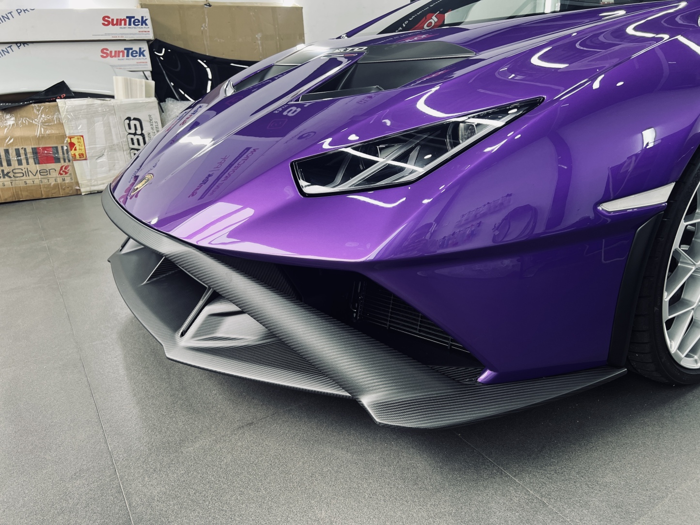 Lamborghini STO OEM Style Dry Carbon Parts - styling view