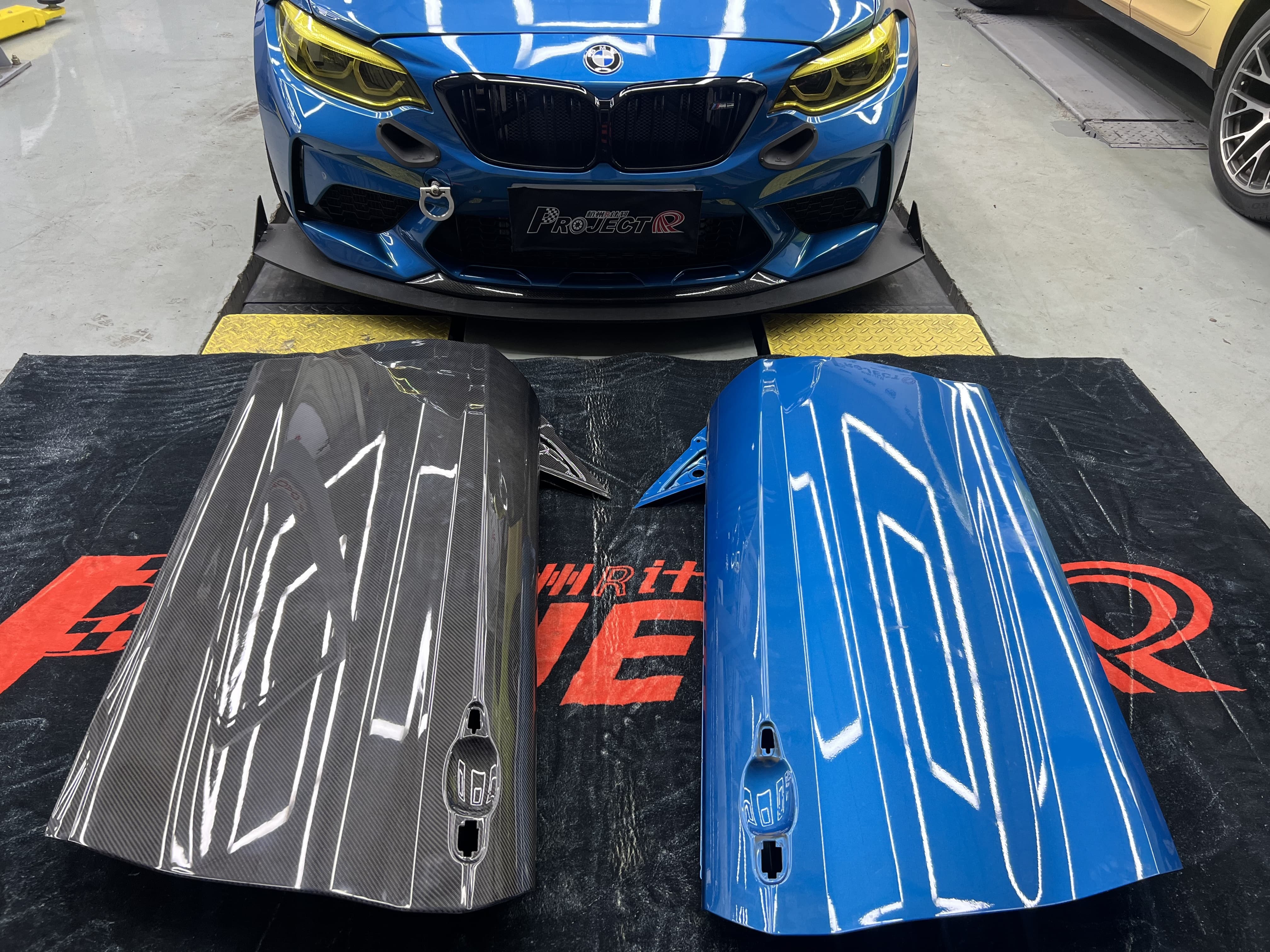 BMW F87 M2C OEM Style Carbon Fiber Body Parts - styling view