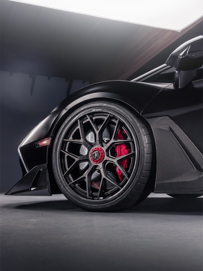 Lamborghini Revuelto R Style Dry Carbon Parts - styling view