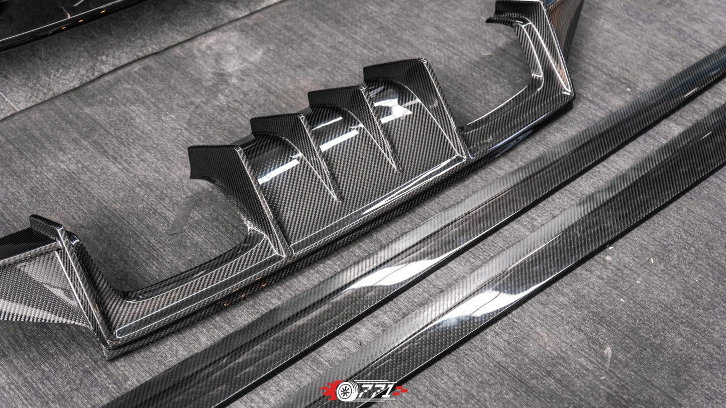 BMW G87 M2 Ocean Design OD Style Dry Carbon Parts - styling view
