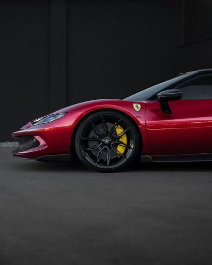 Ferrari 296 N Style Dry Carbon Parts - styling view