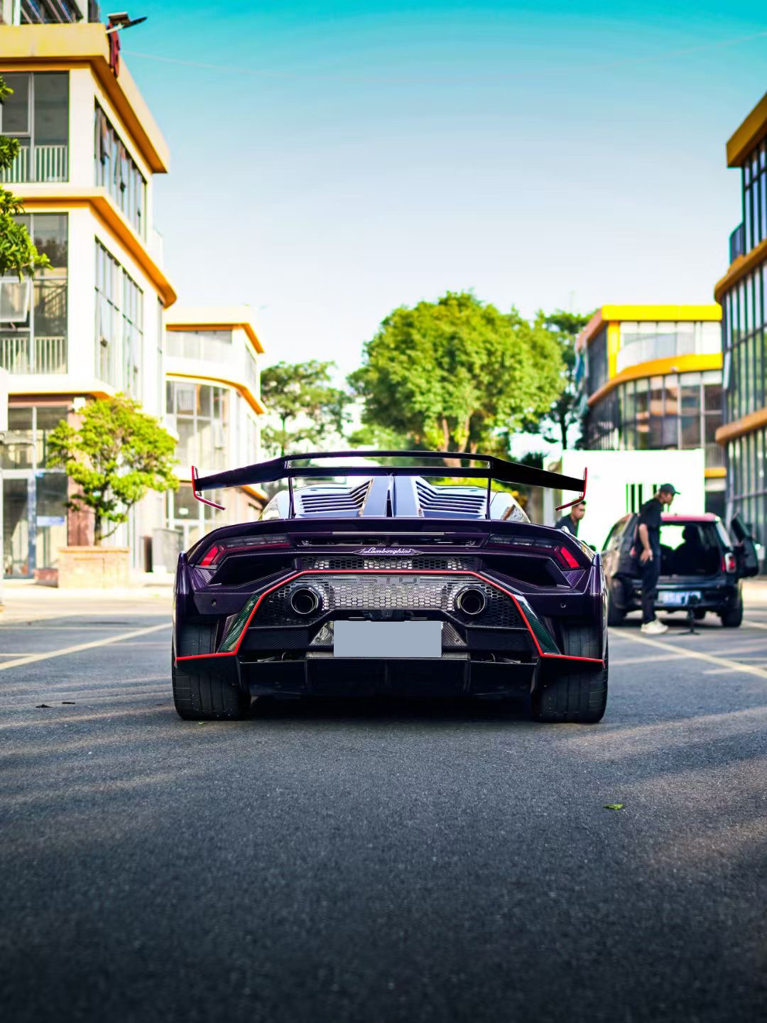 Lamborghini LP580/600/610 STO Style Dry Carbon Conversion Kit - styling view
