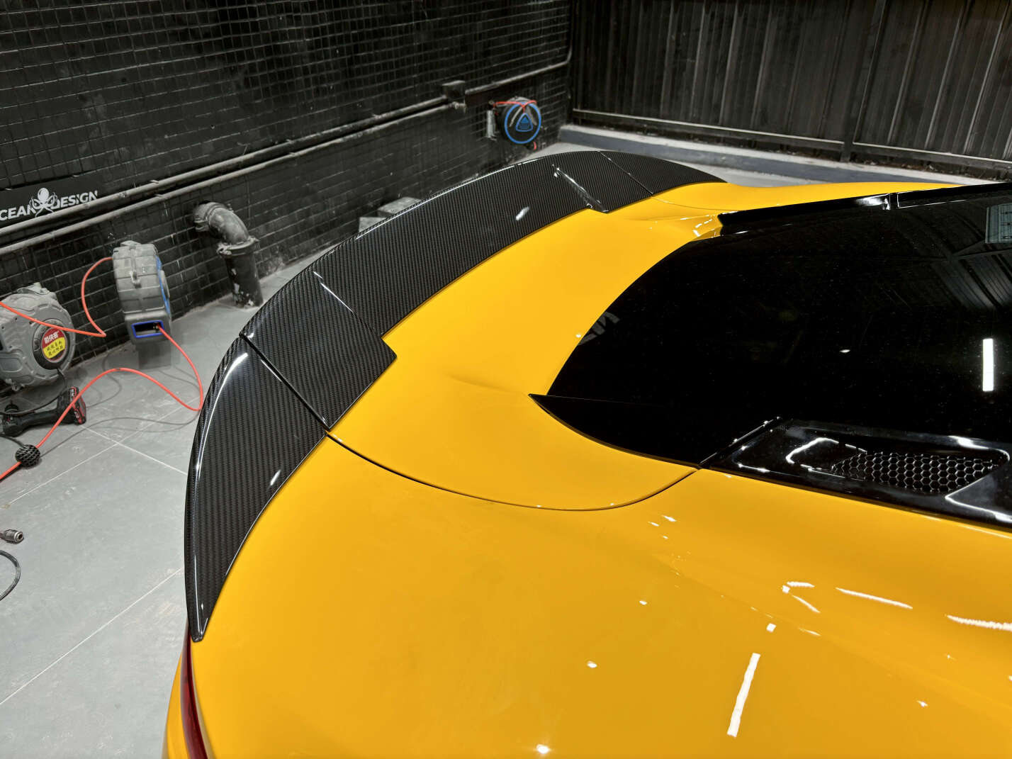 Lotus Emira 2021-2024 Dry Carbon Fiber Trunk Spoiler Rear Wing Ocean Design Original Series