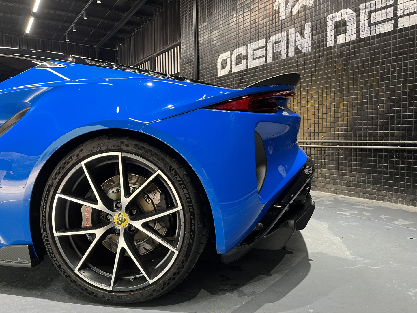 Lotus Emira 2021-2024 Dry Carbon Fiber Trunk Spoiler Rear Wing Ocean Design Original Series