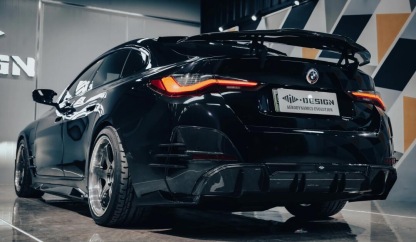 BMW G26 i4 MIW Style Carbon Fiber Parts - styling view