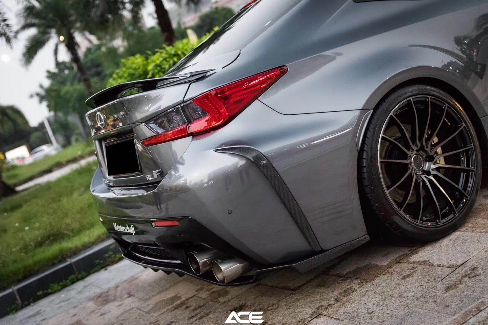 Lexus RC F Ocean Design Style Carbon Fiber Parts - styling view