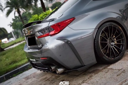 Lexus RC F Ocean Design Style Carbon Fiber Parts - styling view