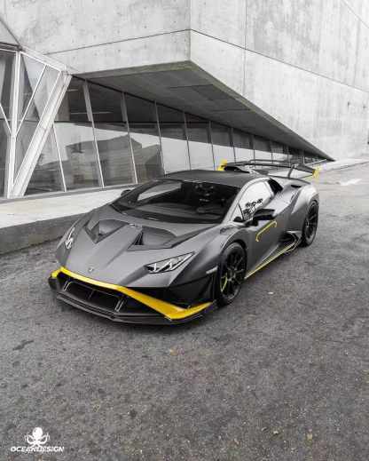 Lamborghini STO V Style Dry Carbon Parts - styling view