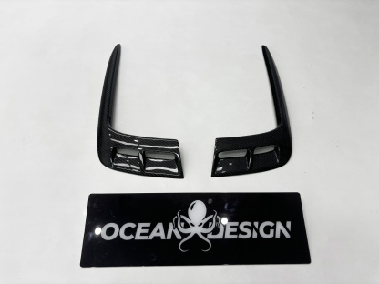 Bentley Bentayga 2018-2021 Edition One Style Carbon Fiber Parts - styling reference for Fog Light Trim Surrounds