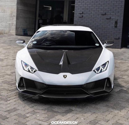 Lamborghini Huracan EVO AWD N Style Dry Carbon Parts - styling view
