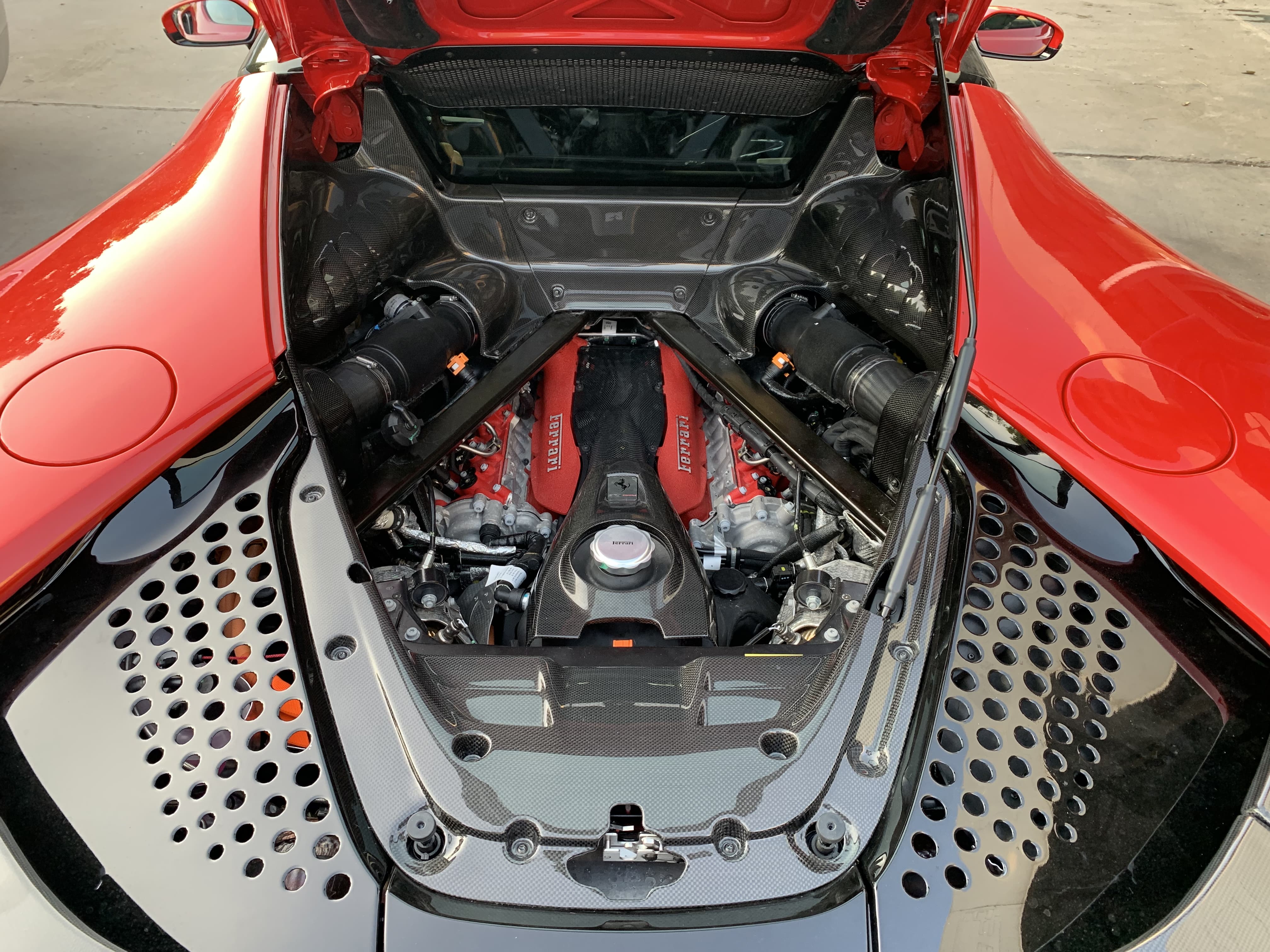 Ferrari SF90 OEM Style Dry Carbon Parts - styling view