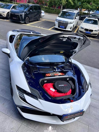 Ferrari SF90 OEM Style Dry Carbon Parts - styling view
