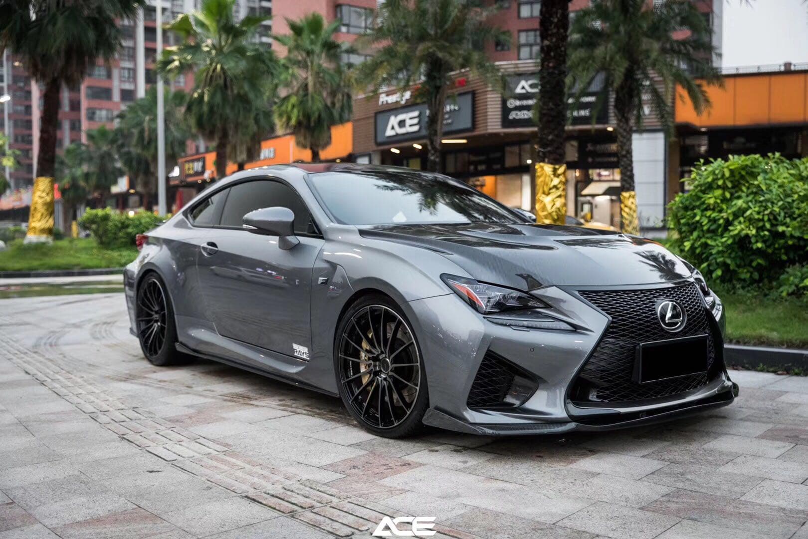 Lexus RC F Ocean Design Style Carbon Fiber Parts - styling view