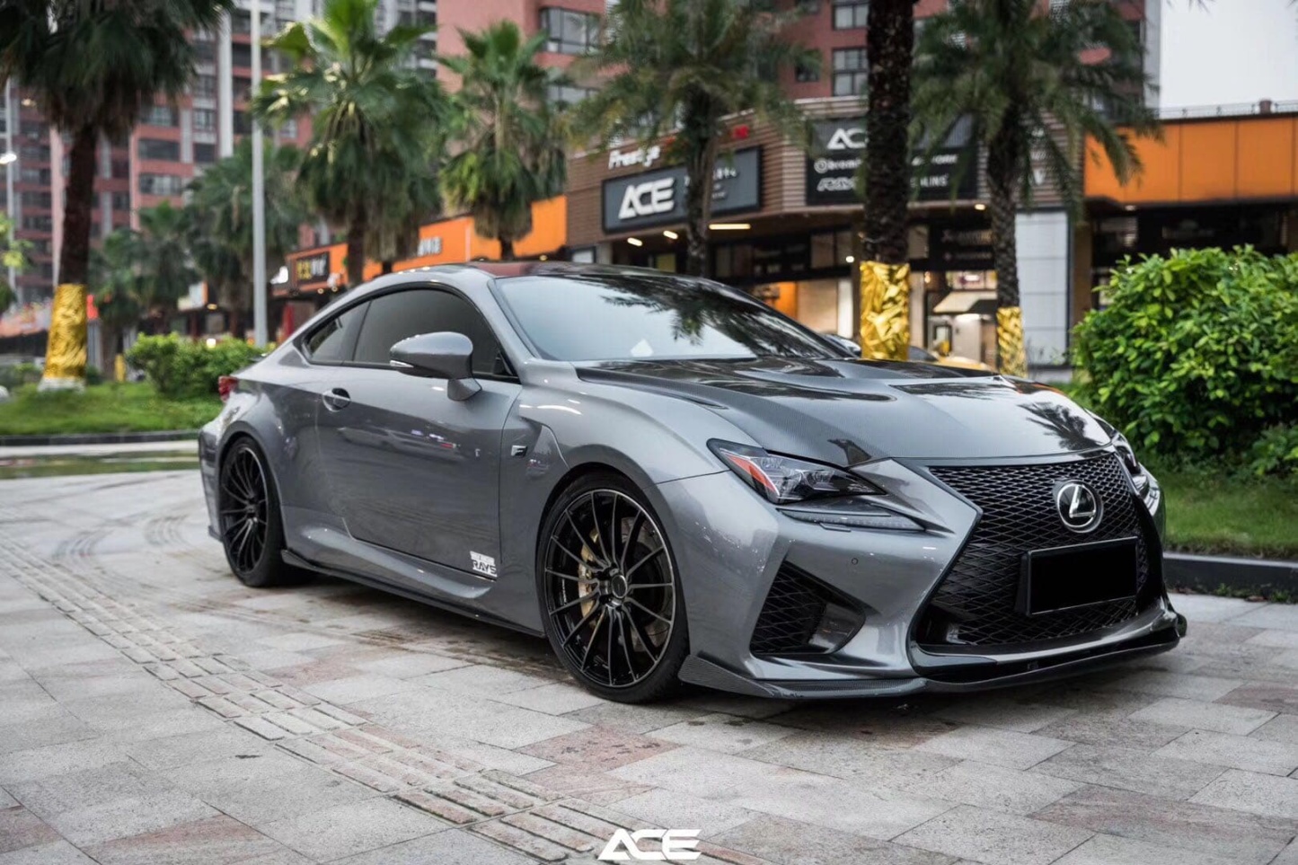 Lexus RC F Ocean Design Style Carbon Fiber Parts - styling view