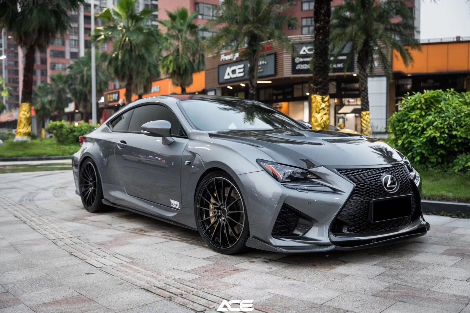 Lexus RC F Ocean Design Style Carbon Fiber Parts - styling view