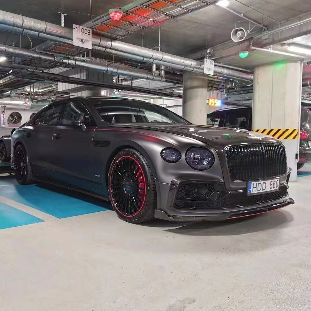 Bentley Flying Spur MSY Style Carbon Fiber Parts - styling view