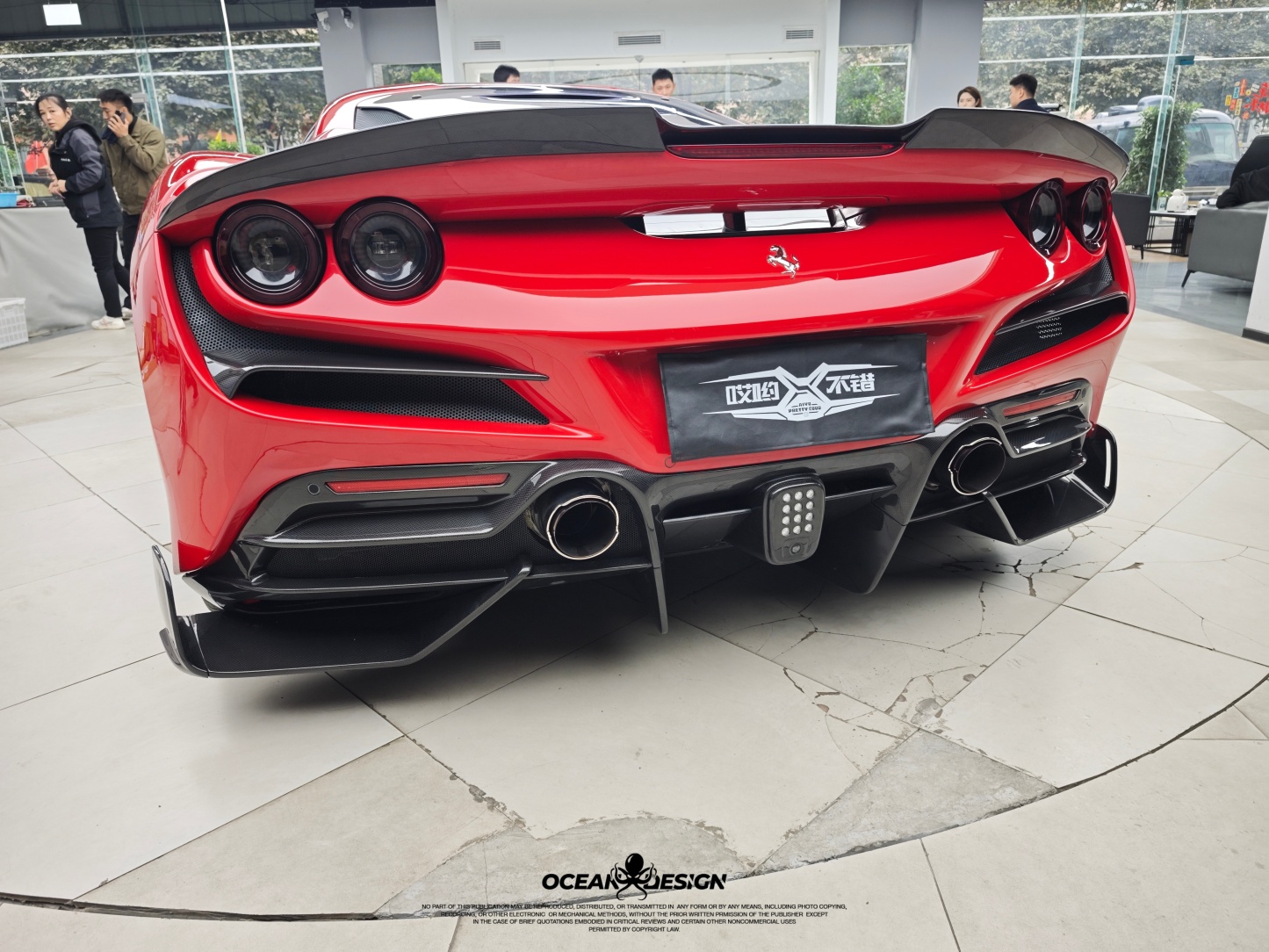 Ferrari F8 MSY Style Parts - styling view