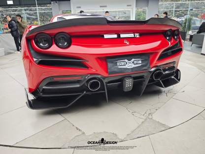 Ferrari F8 MSY Style Parts - styling view