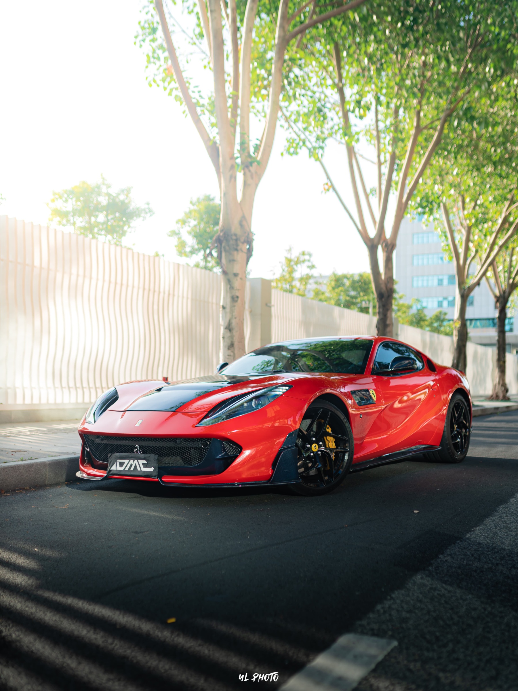 Ferrari 812 MSY Style Dry Carbon Parts - styling view