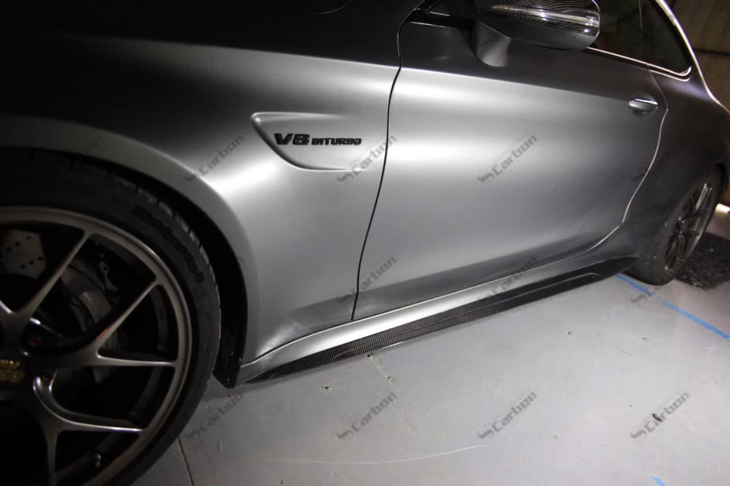 Mercedes-Benz C63 Coupe Edition One Style Carbon Fiber Parts - styling view