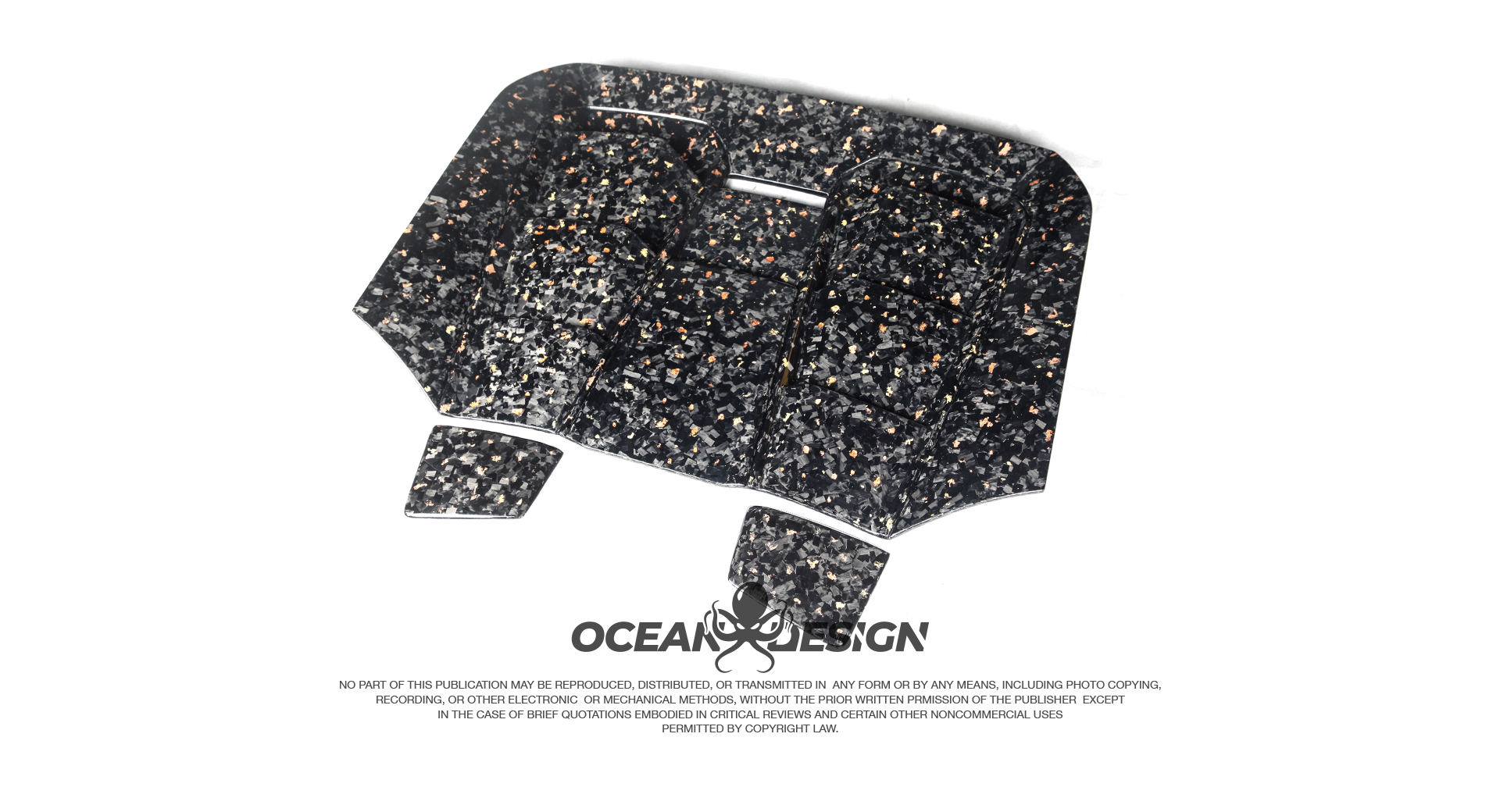Lamborghini EVO RWD Ocean Design Style Dry Carbon Parts - styling reference for Rear Engine Cover