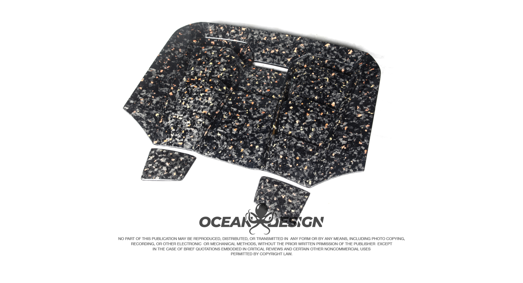 Lamborghini EVO RWD Ocean Design Style Dry Carbon Parts - styling reference for Rear Engine Cover