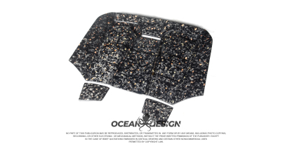 Lamborghini EVO RWD Ocean Design Style Dry Carbon Parts - styling reference for Rear Engine Cover