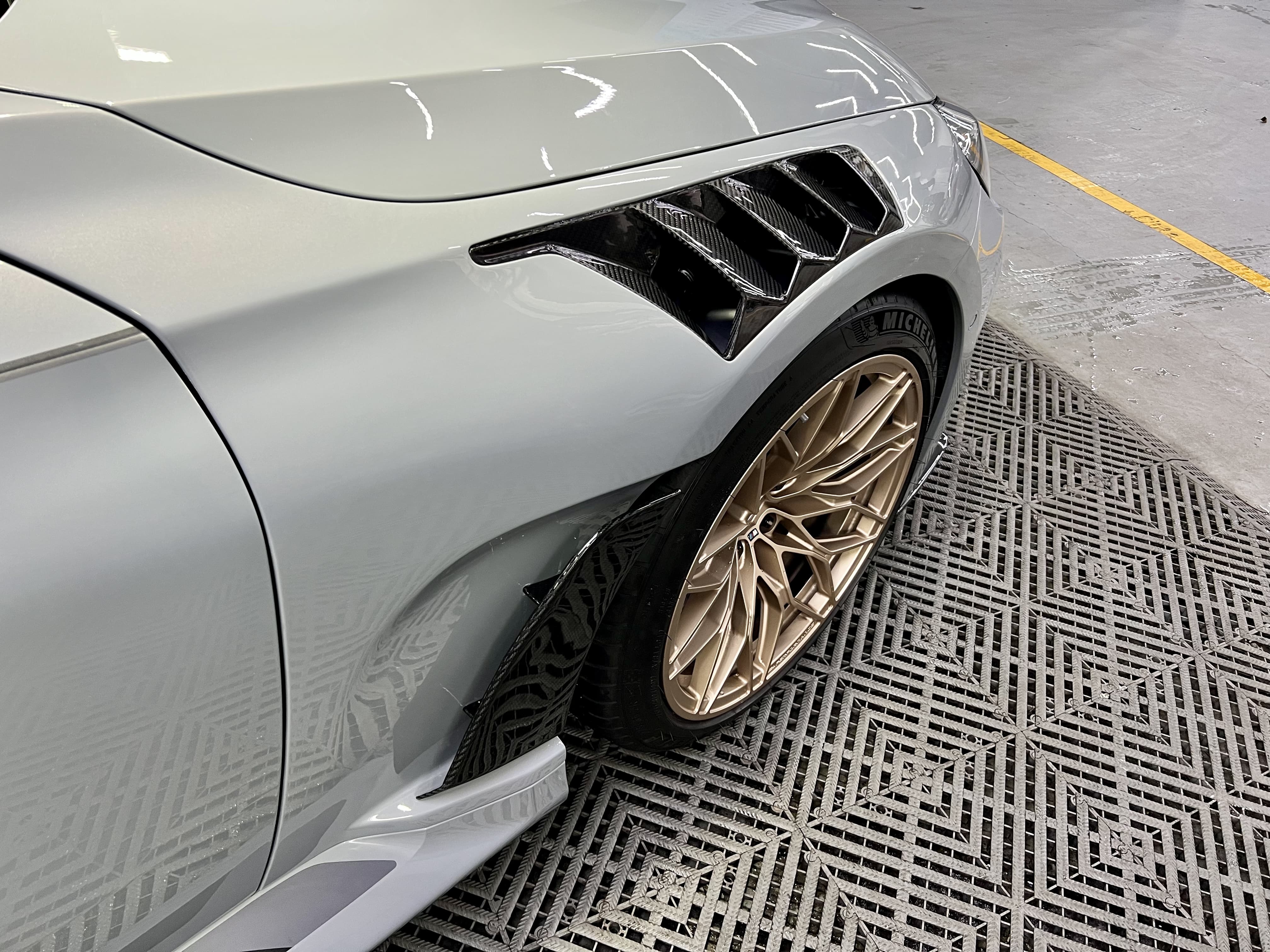 BMW G87 M2 AP Style Dry Carbon Parts - styling view
