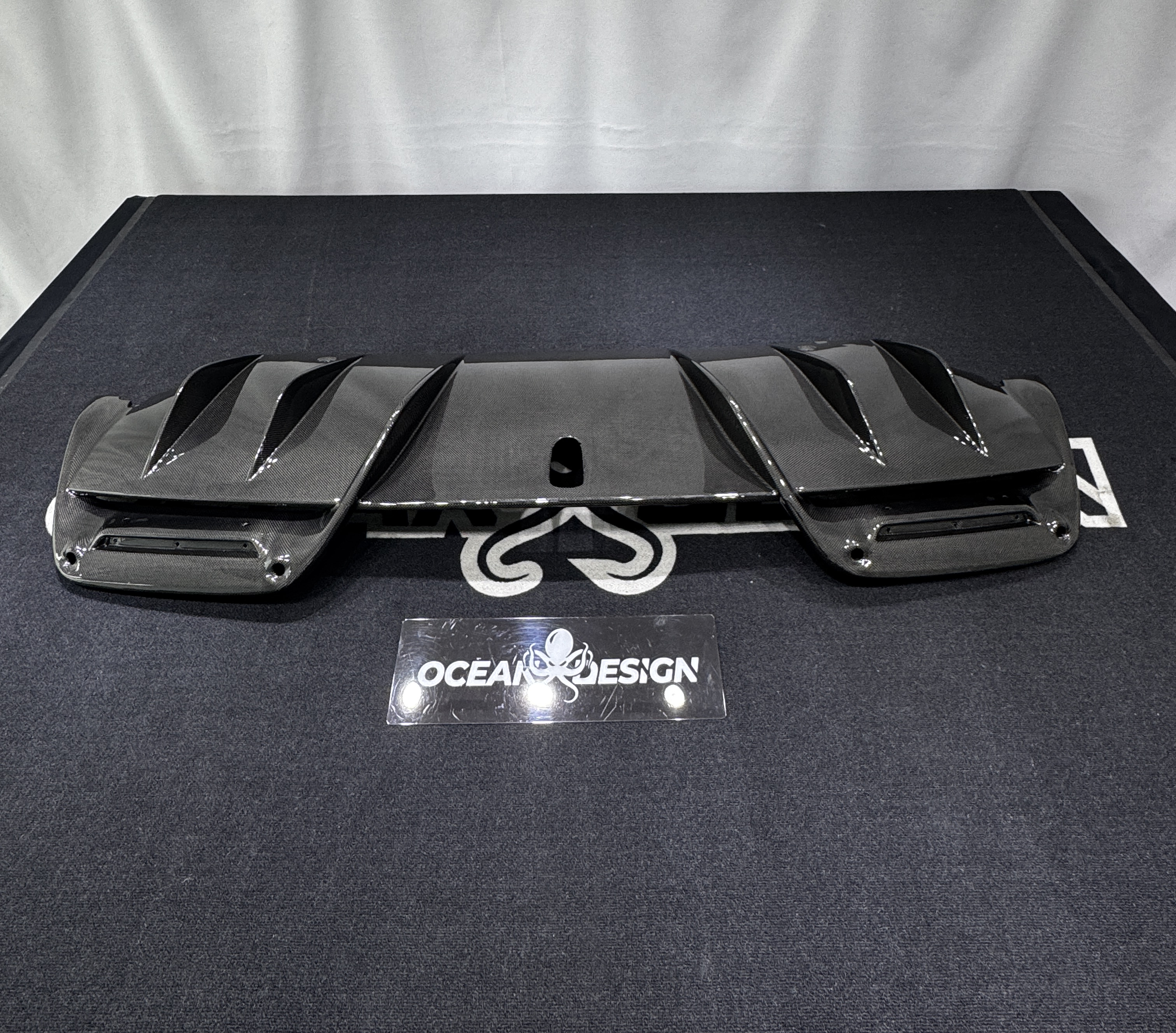 Ferrari 296 N Style Dry Carbon Parts - styling reference for Rear Lip