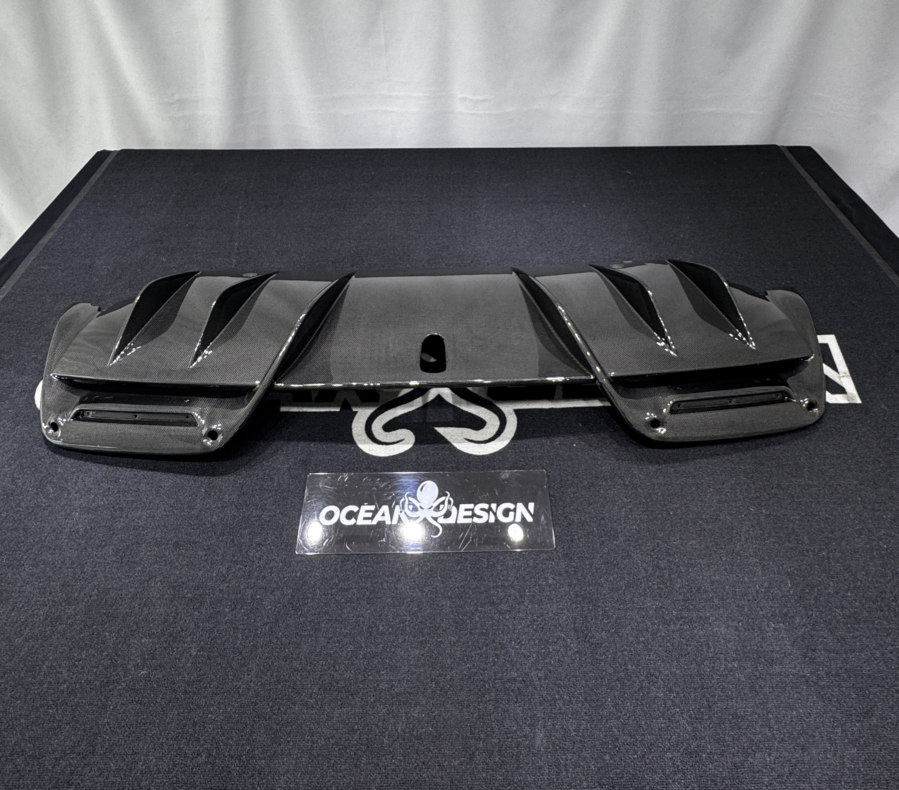Ferrari 296 N Style Dry Carbon Parts - styling reference for Rear Lip