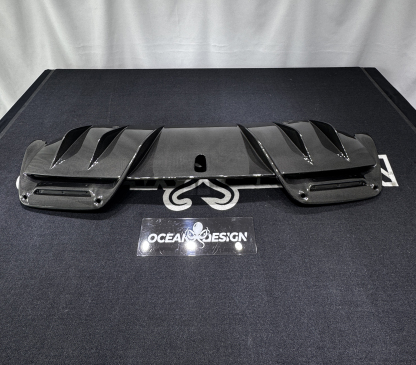 Ferrari 296 N Style Dry Carbon Parts - styling reference for Rear Lip