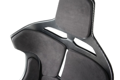 McLaren Senna Style Dry Carbon Bucket Seat - styling view