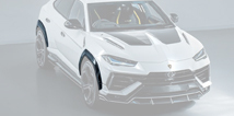 Lamborghini Urus S Ocean Design Style Dry Carbon Parts - styling reference for Wheel Arch Extensions