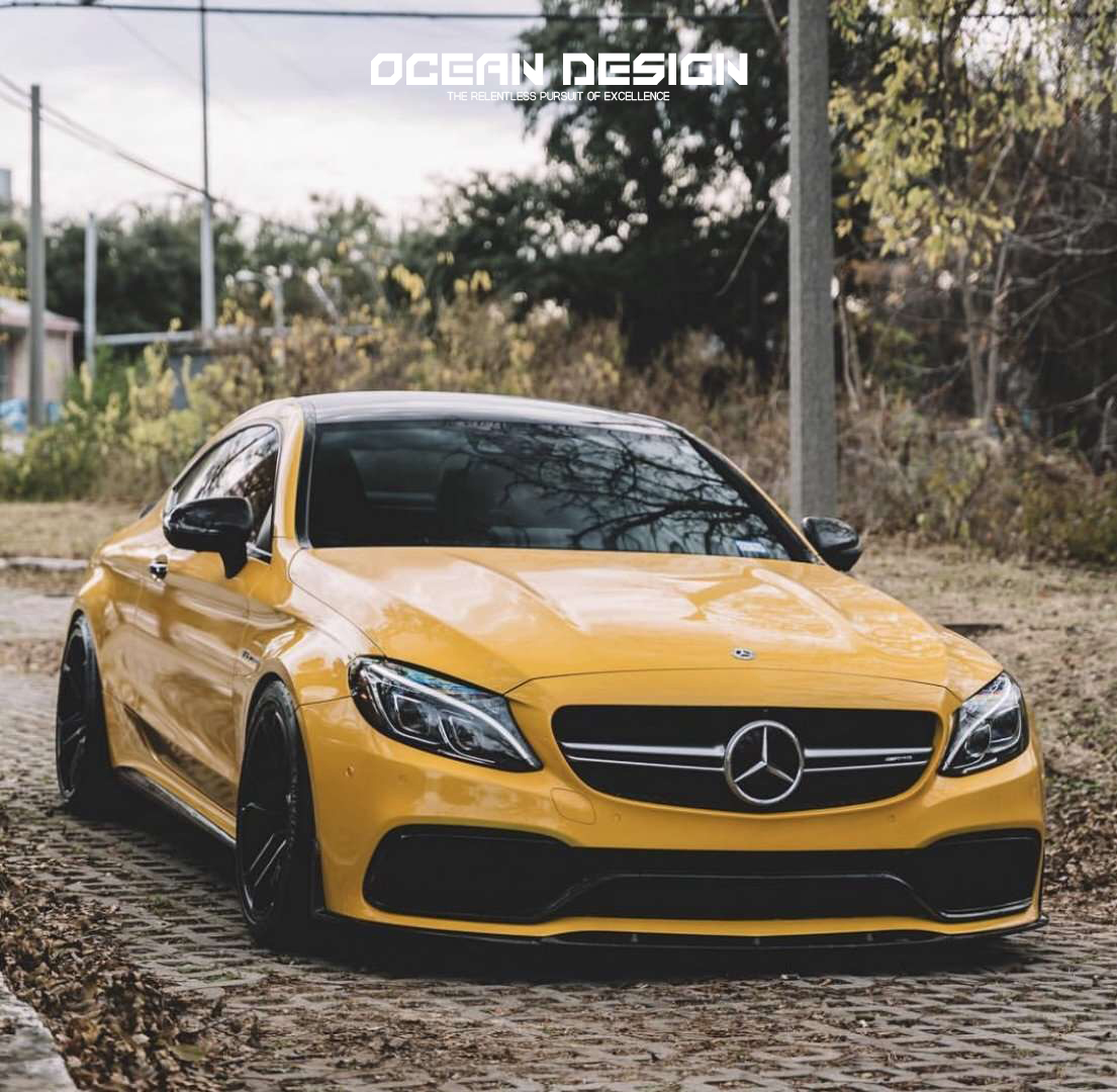 Mercedes-Benz C63 Coupe ModCarbon Style Parts - styling view