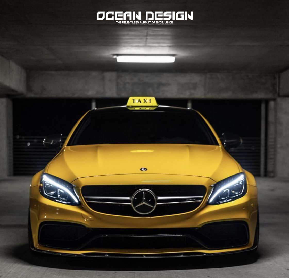 Mercedes-Benz C63 Coupe ModCarbon Style Parts - styling view