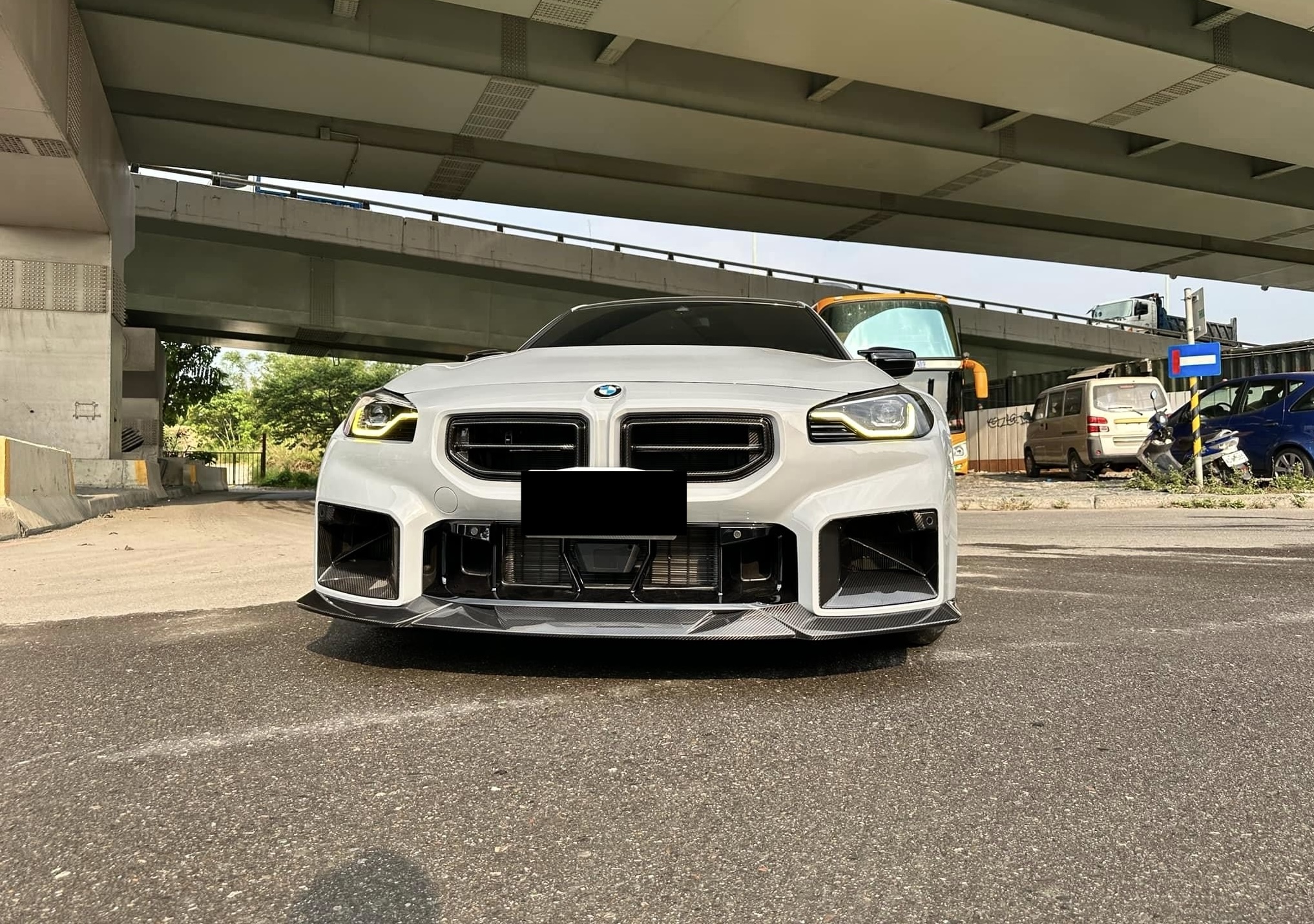 BMW G87 M2 Ocean Design R44 Style Dry Carbon Parts - styling view