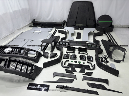 Mercedes-Benz W464/W465 G63/G500/G55 MSY Style Dry Carbon Body Kit - styling view